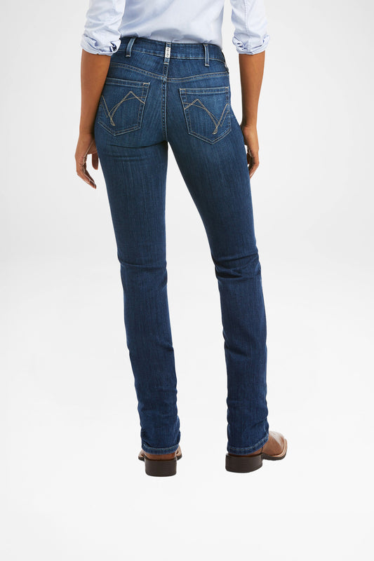 Seitenansicht Ariat ABBY Perfect Rise Damen Blau