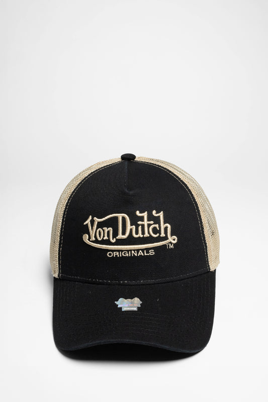 Seitenansicht Von Dutch TRUCKER NEWARK Unisex Dunkelgrau Beige