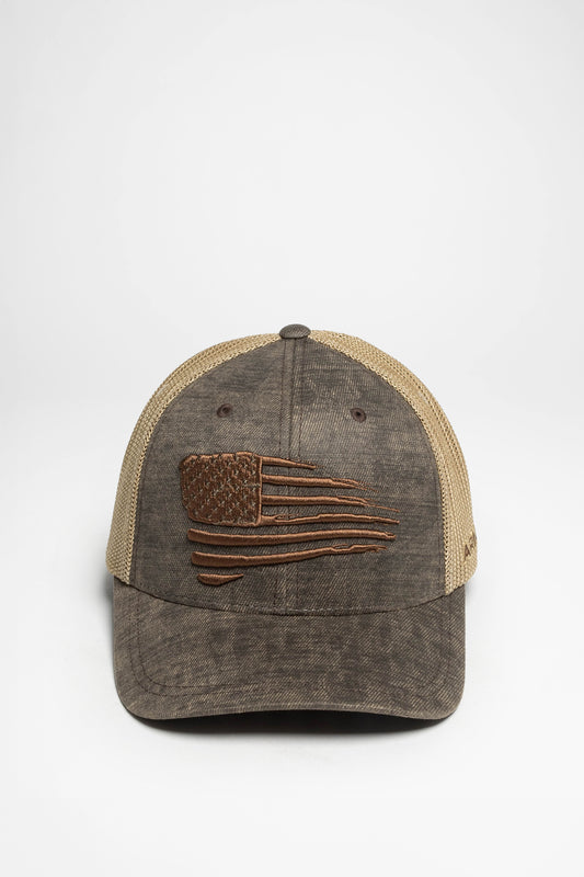 Seitenansicht Ariat FLAG EMBROIDERED Herren Braun