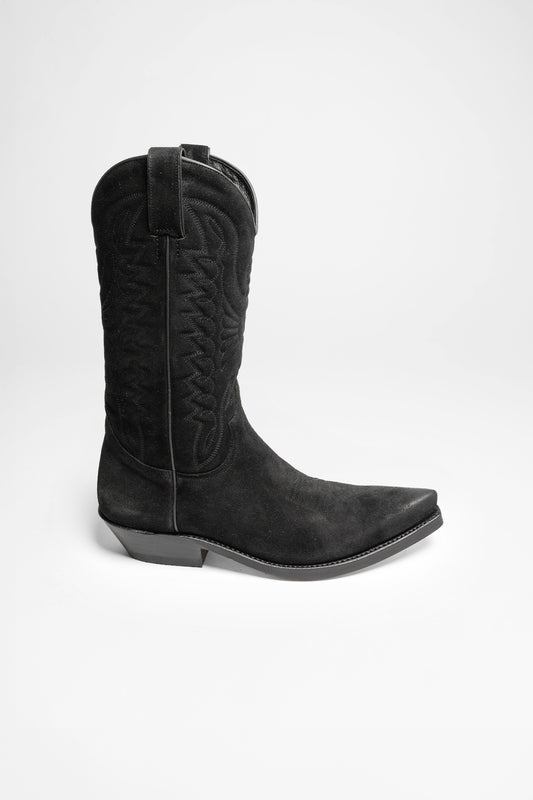 Seitenansicht FB Fashion Boots ARLO Unisex Western Boots Black