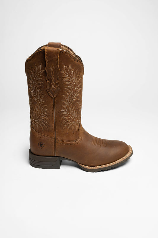 Seitenansicht Ariat HYBRID RANCHWARD STRECHFIT Damen Braun