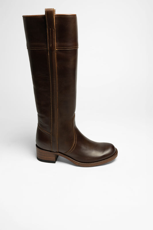 Seitenansicht Sendra 7457 JY JY Damen Dunkelbraun