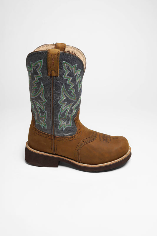 Seitenansicht Twisted X Boots 1716 BARN BURNER Men's Western Riding Boots Brown