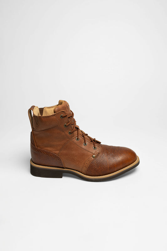 Seitenansicht Twisted X Boots 1706 CALF ROPER LACER Men's Riding Boots Brown