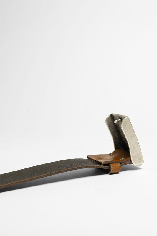 Seitenansicht Vanzetti V4423-660 Brown Leather Belt - Extra Long