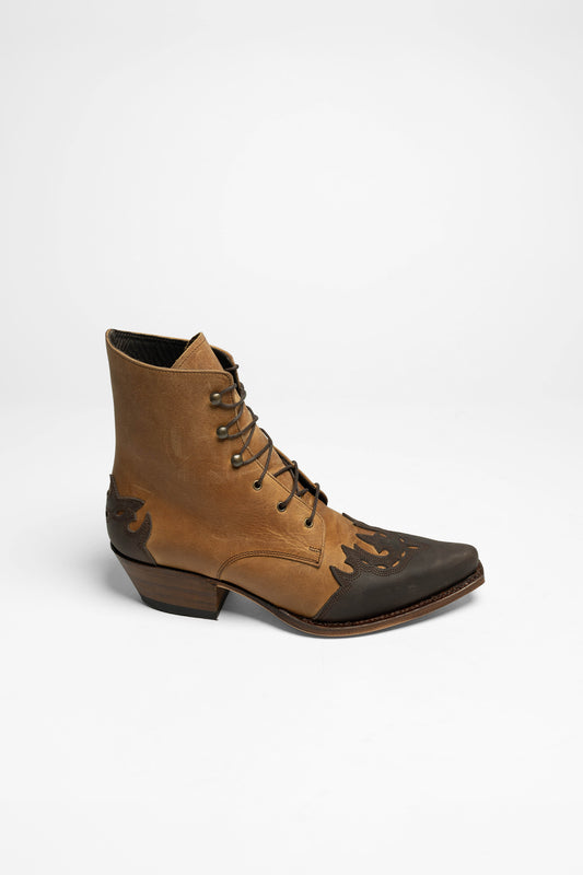 Seitenansicht Sendra 11699 MEZCAL Damen Braun