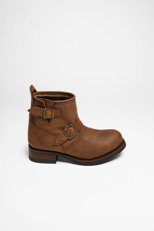 Seitenansicht Sendra 11973 STEEL Brown engineer ankle boots - steel toe cap & Thinsulate insulation