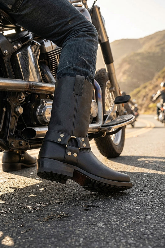 Seitenansicht Mayura Boots MB001 Unisex Schwarz