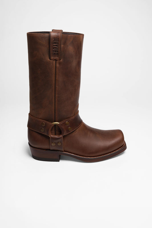 Seitenansicht Mayura Boots MB001 Brown Biker Boots