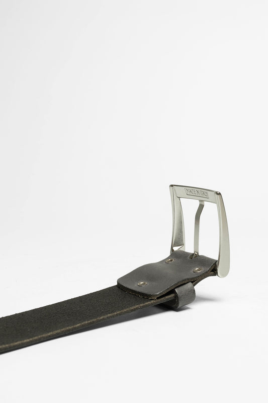 Seitenansicht Vanzetti V4421-771 Grey Leather Belt - Extra Long