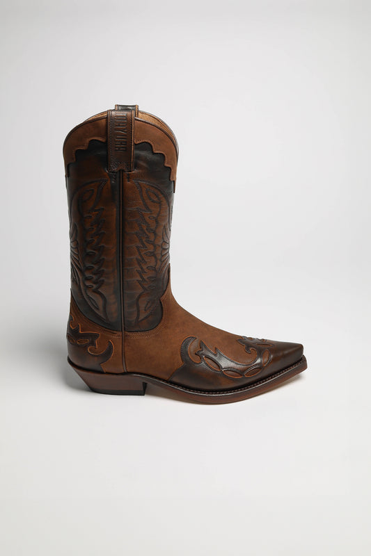 Seitenansicht Mayura Boots 1927 Unisex Western Boots Brown