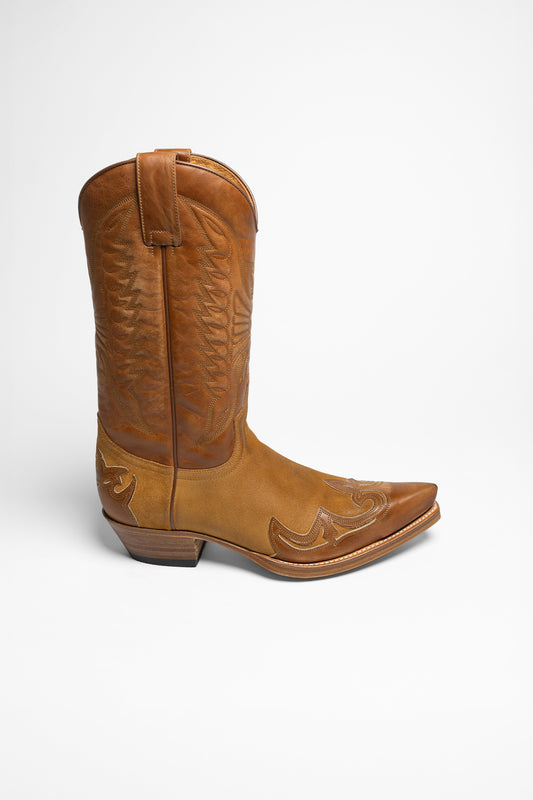 Seitenansicht Sendra 13170 CUERVO Unisex Western Boots Brown