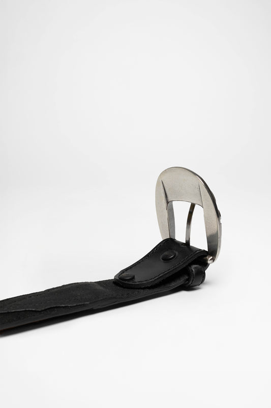 Seitenansicht Justin Boots FENCE Unisex Schwarz Braun