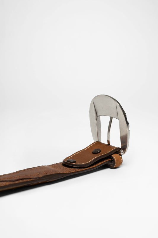 Seitenansicht Justin Boots FENCE Unisex Braun