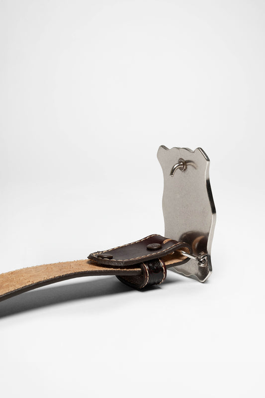 Seitenansicht Justin Boots CLASSIC LONGHORN Unisex Braun