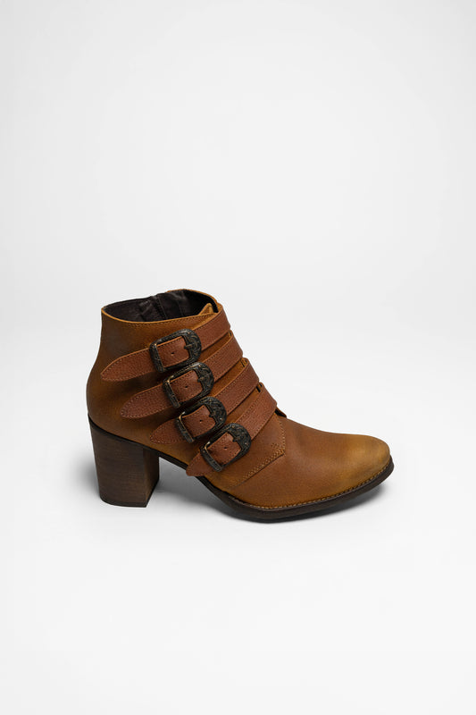 Seitenansicht FB Fashion Boots FW1014 Damen Braun