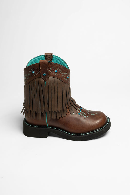 Seitenansicht Justin Boots L2932 Ladies Brown Western Riding Boots