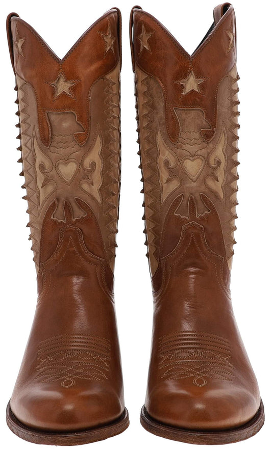 Seitenansicht Sendra 14144 DEBORA Ladies Western Boots Brown