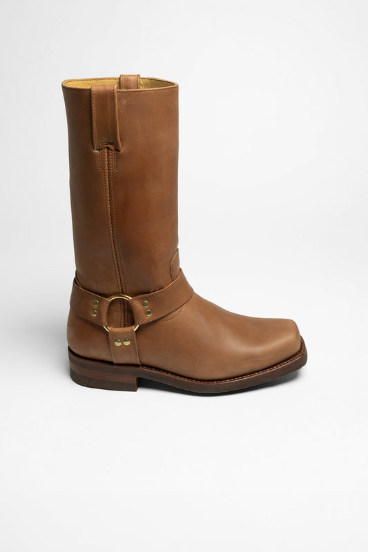 Seitenansicht Primeboots 44330 BIKER BOOTS Unisex Biker Boots Brown