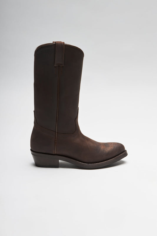 Seitenansicht FB Fashion Boots LISO leather boots dark brown