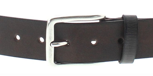 Seitenansicht Vanzetti V4511-680 Unisex Dunkelbraun Ledergürtel