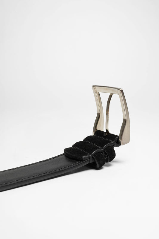 Seitenansicht Sendra 9214 Herren Suede Schwarz