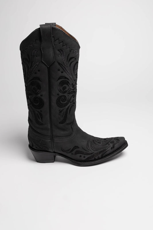 Seitenansicht Corral Boots L5433 Damen Schwarz