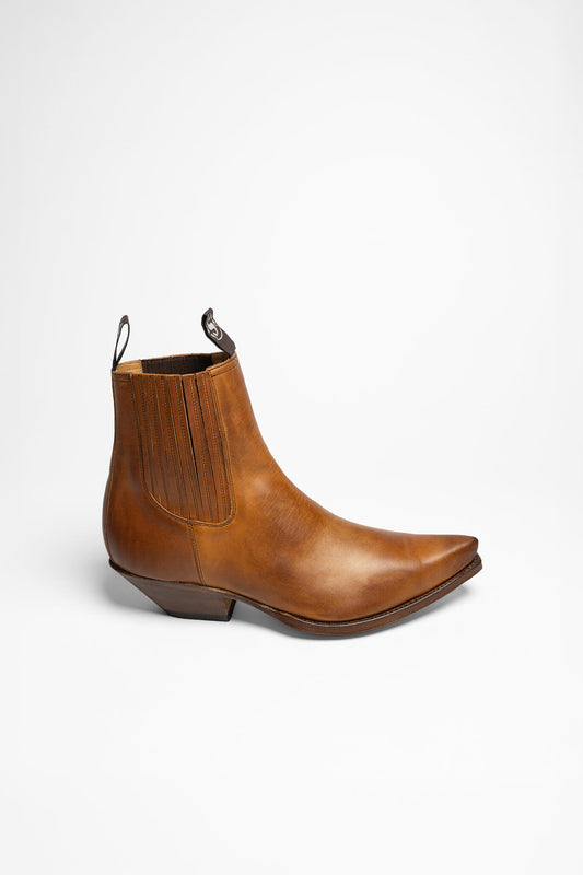 Seitenansicht Sendra 1692 CUERVO IBIZA Herren Braun