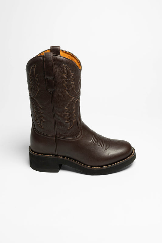 Seitenansicht Sendra 11615 PALM Ladies Western Riding Boots Dark Brown