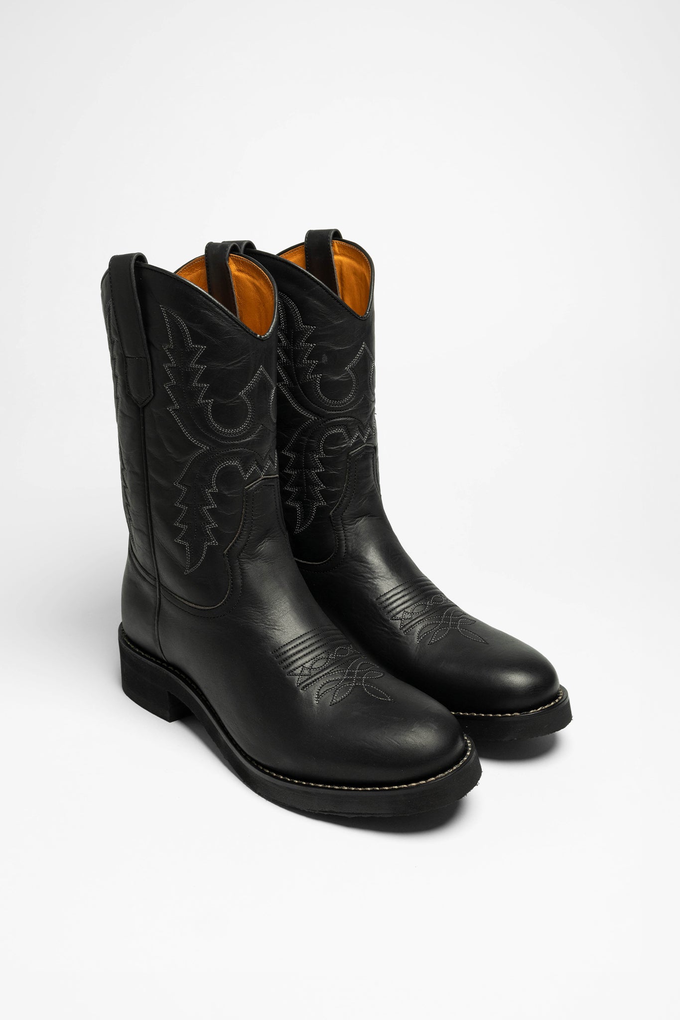 11615 LAM Men s Western Riding Boots Black