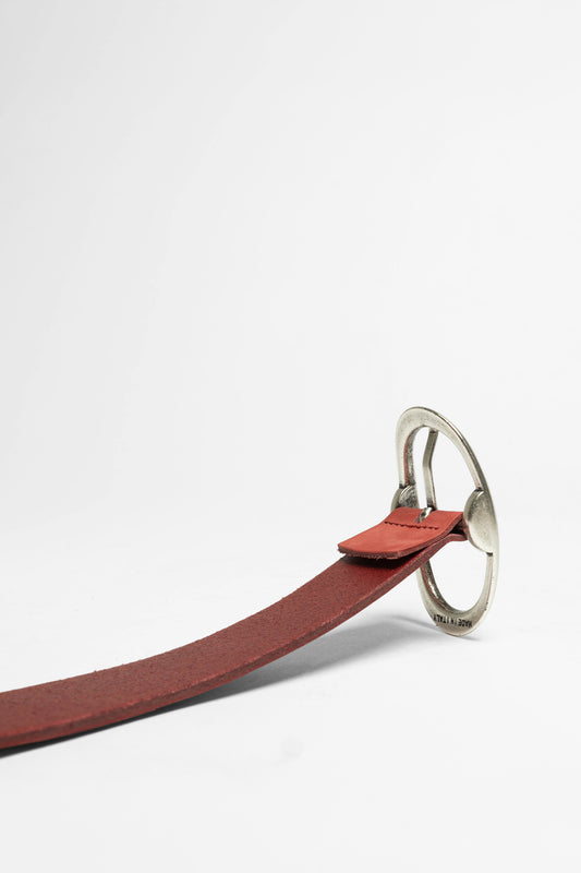 Seitenansicht Vanzetti Vanzetti V5630-350 ladies leather belt - red