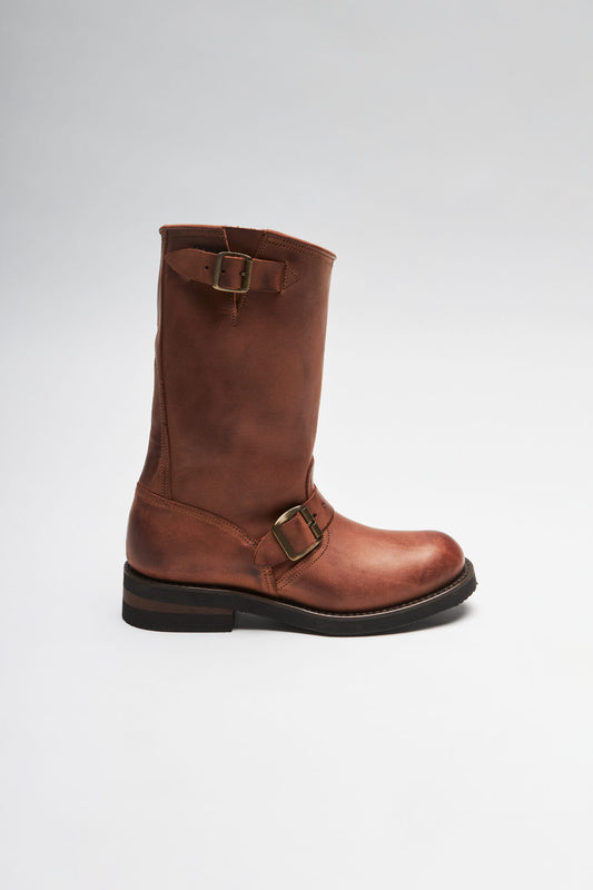 Seitenansicht FB Fashion Boots LUCIO Unisex Braun