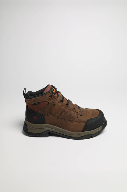 Seitenansicht Ariat TELLURIDE WORK H2O Men's Lace-Up Boots Brown - Waterproof