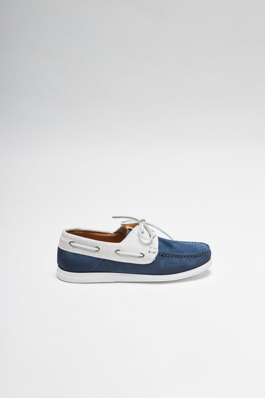 Seitenansicht FB Fashion Boots ELBA GLOBE Herren Blau Weiß