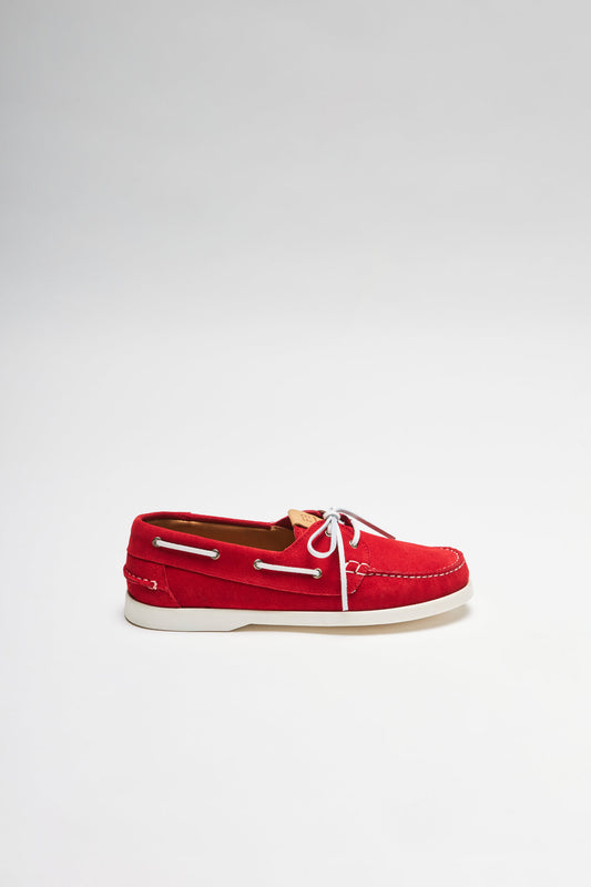 Seitenansicht FB Fashion Boots CAPRI WAKA Damen Bootschuhe Rot