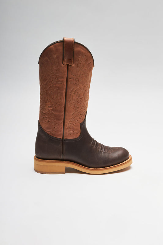 Seitenansicht FB Fashion Boots CATTLE-C Herren Dunkelbraun Braun