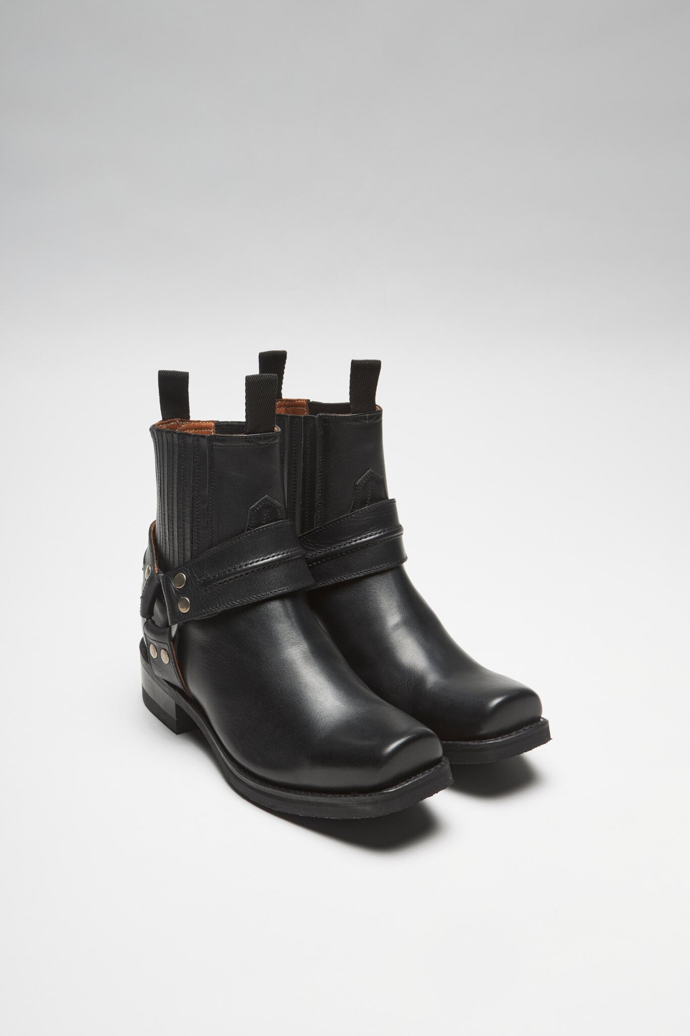 Low biker boots hotsell