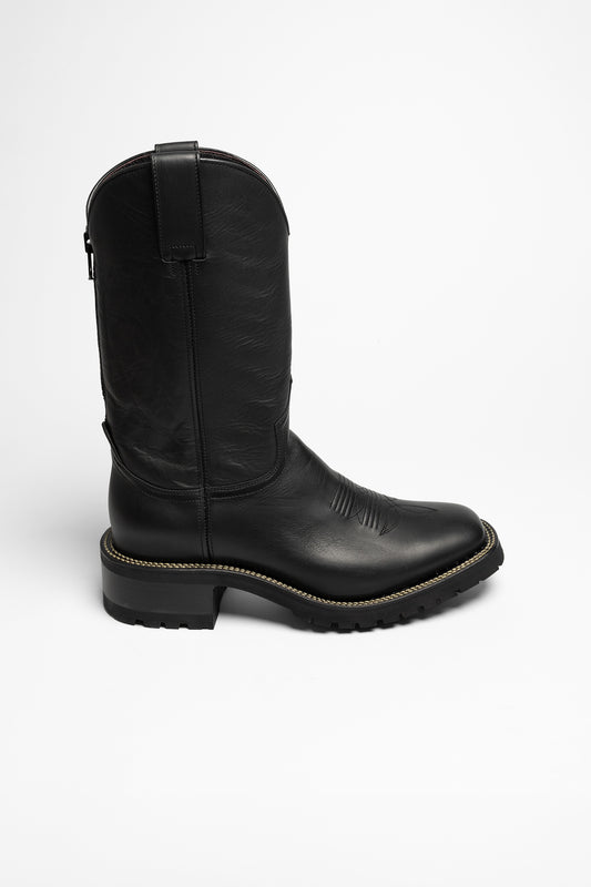 Seitenansicht Sendra 18011 RETRO Herren Schwarz