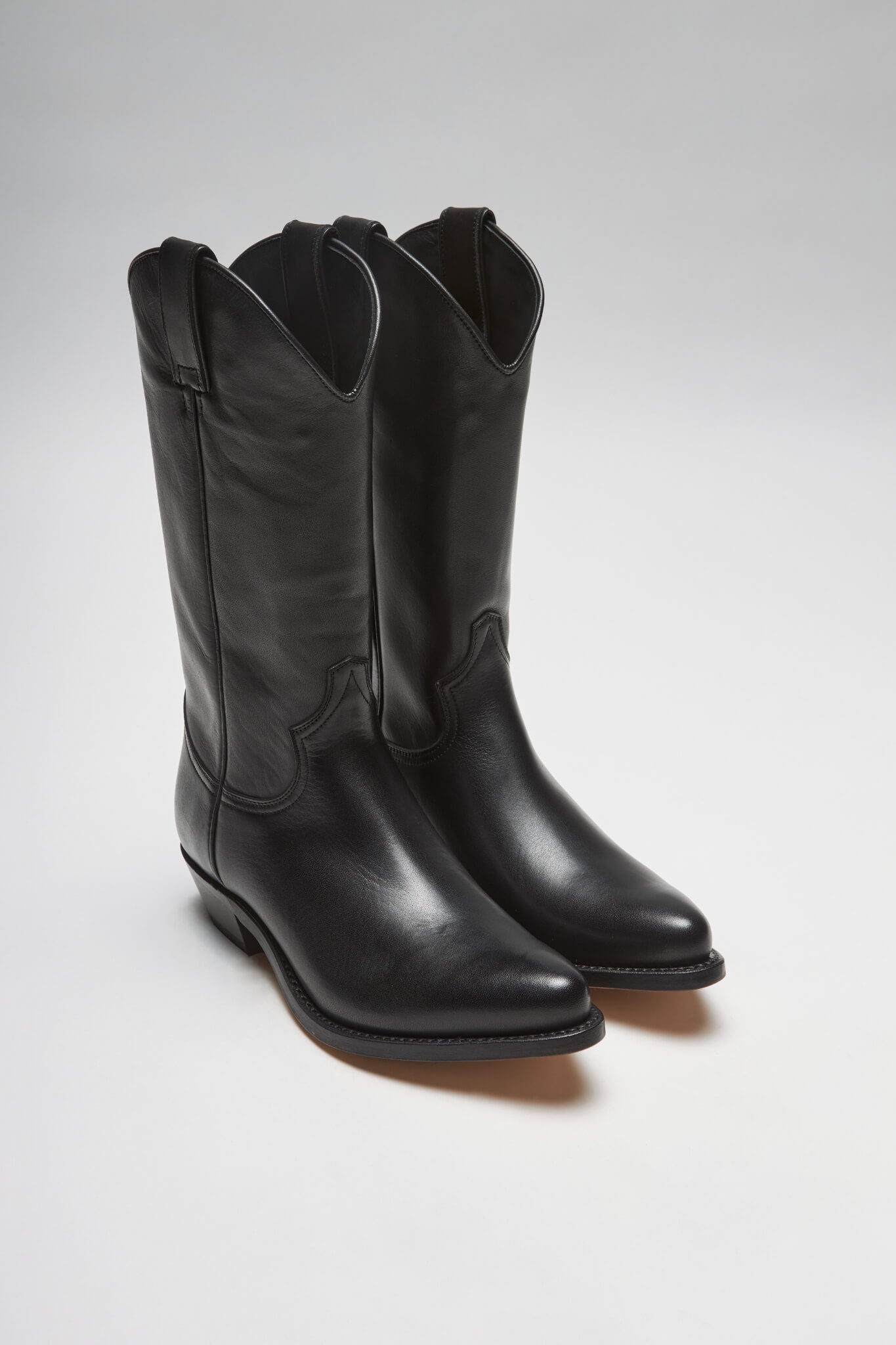 Herren Westernstiefel Cowboystiefel Aus Leder - Wasserdicht Mit Quadratischem Absatz Für Country-Style