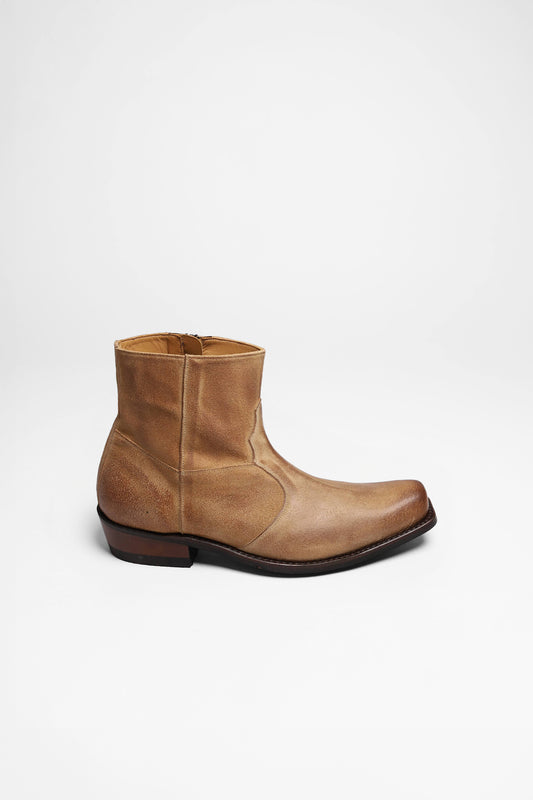 Seitenansicht FB Fashion Boots ALVARO GOMA Beige Western ankle boots - rubber sole