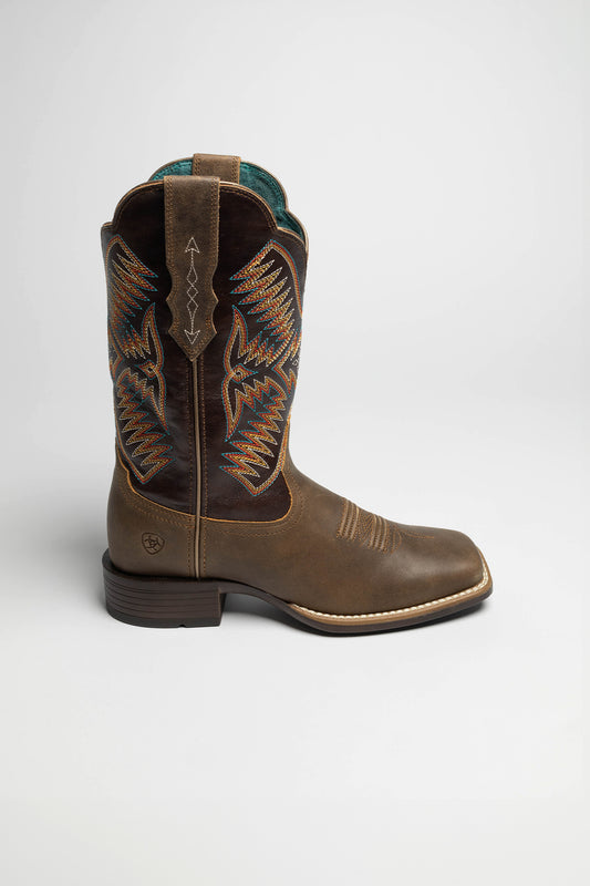 Seitenansicht Ariat ODESSA STRETCHFIT Damen Braun