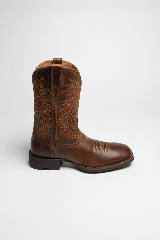 Seitenansicht Ariat SPORT BIG Men's Western Riding Boots Brown