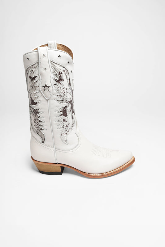Seitenansicht FB Fashion Boots MARTA Women's Western Boots White