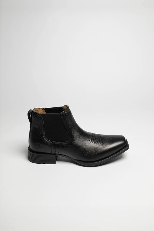 Seitenansicht Ariat BOOKER ULTRA SQUARE TOE Men's Western Riding Boots Black