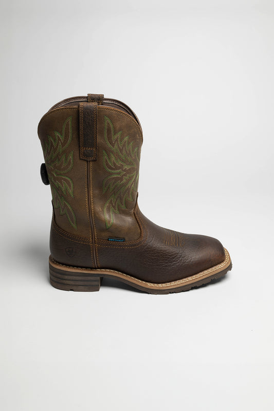 Seitenansicht Ariat HYBRID RANCHER BOA WATERPROOF Herren Braun