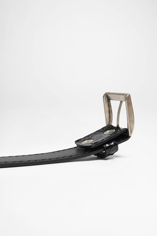 Seitenansicht FB Fashion Boots FG5855 Black Leather Belt - Piton