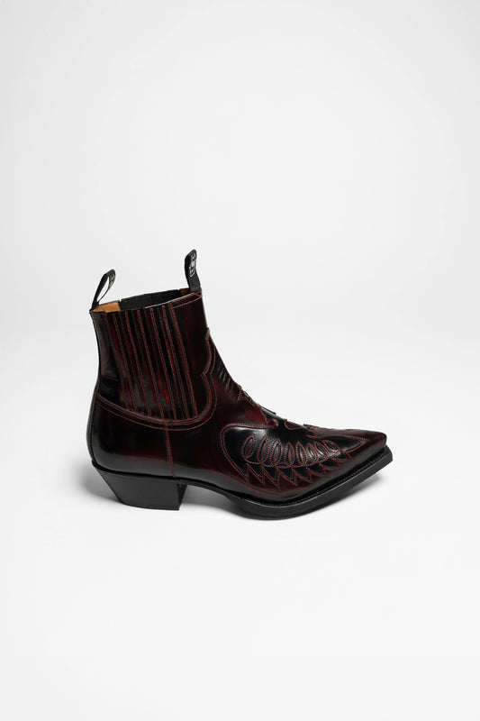 Seitenansicht Sendra 18677 CUERVO Herren Rot Schwarz