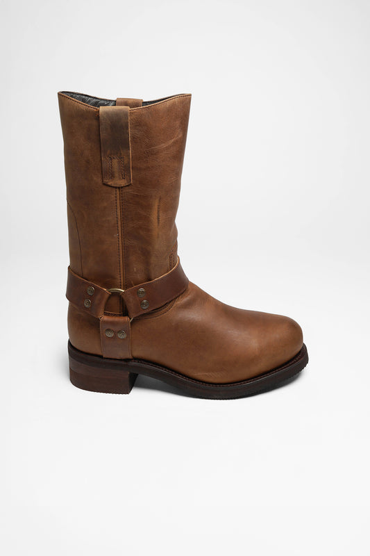 Seitenansicht Sendra 12397 IRON Men's Engineer Boots Brown - Steel Toe & Thinsulate Insulation