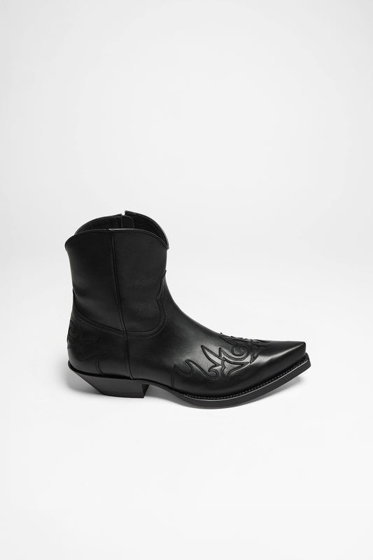 Seitenansicht FB Fashion Boots EMILIO Unisex Schwarz