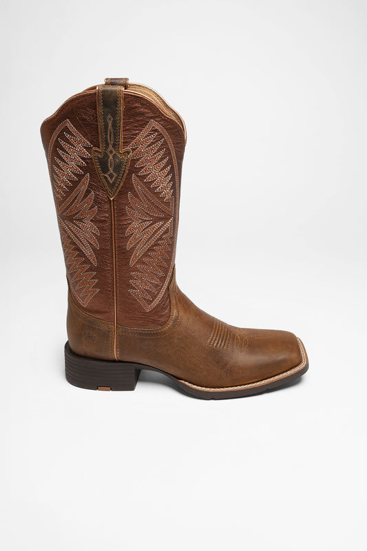 Seitenansicht Ariat ROUND UP RUIDOSO Damen Braun